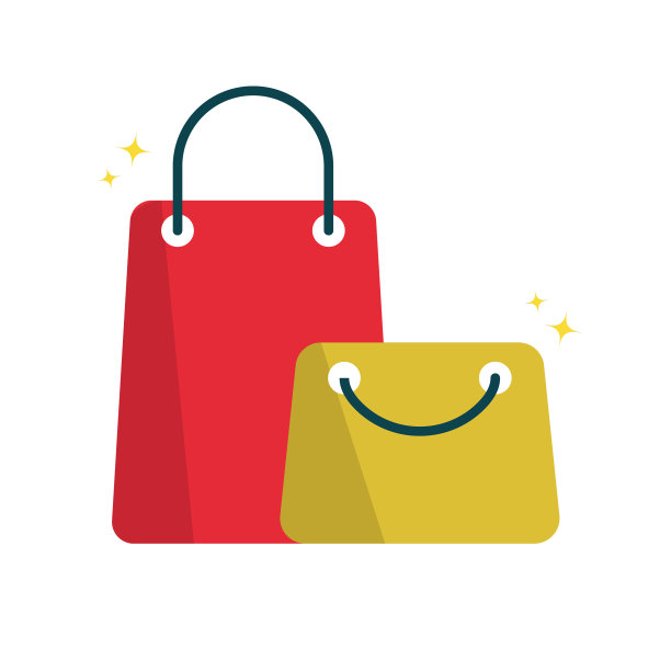 闪光标志和两个包图标设置图片下载