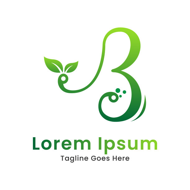 生态首字母z与绿叶标志图片下载