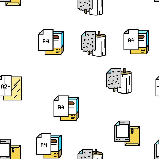 纸张清单印刷海报无缝图片下载