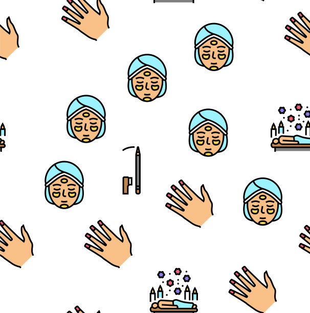 化妆美容程序无缝衔接图片下载