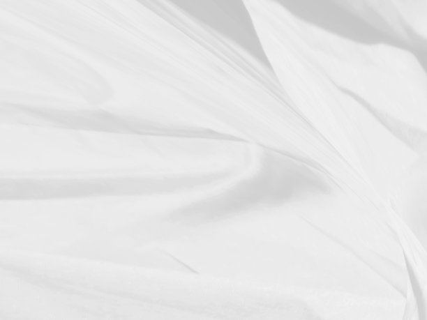 优雅柔软的面料白色抽象流畅的曲线造型装饰时尚的纺织品背景图片下载