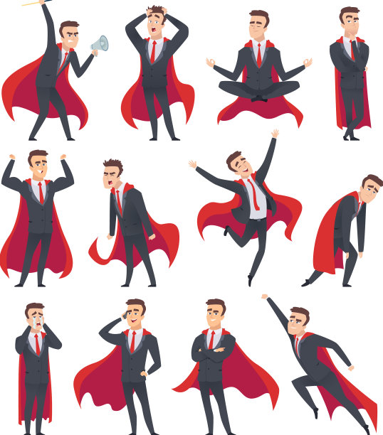 商人超级英雄行动中的男性角色图片下载