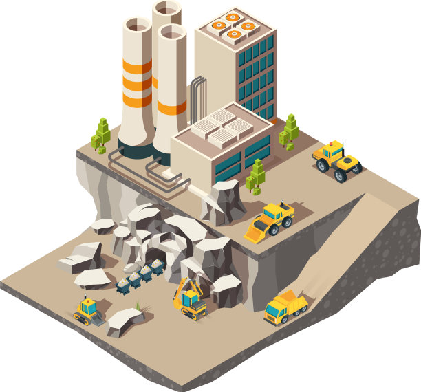 采矿等距岩矿工业生产图片下载