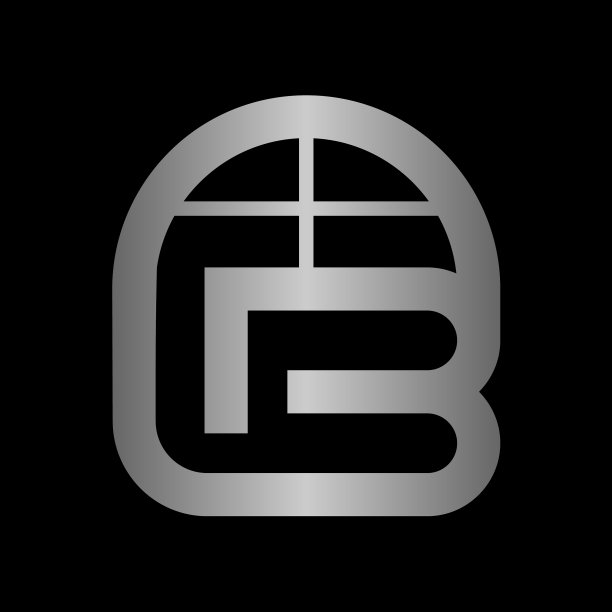 字母b铁门标志设计图片下载