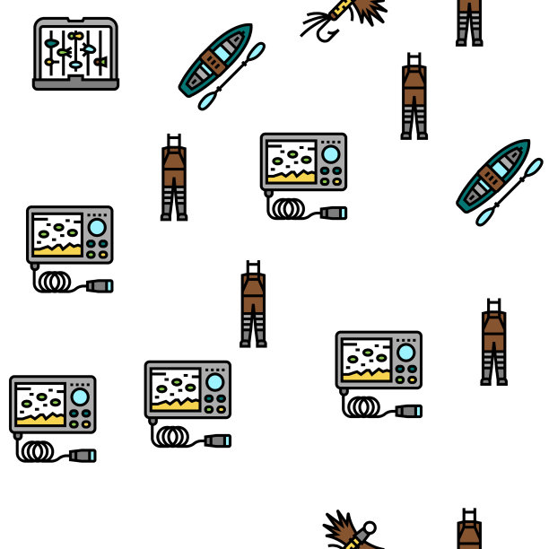 渔店产品无缝图案图片下载