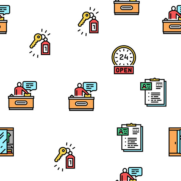 汽车旅馆舒适服务无缝模式图片下载