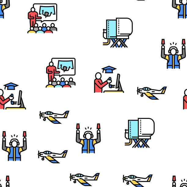 飞行学校教育无缝模式图片下载