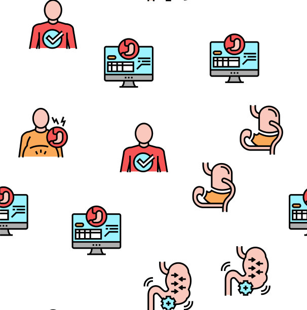 减肥手术无缝模式图片下载