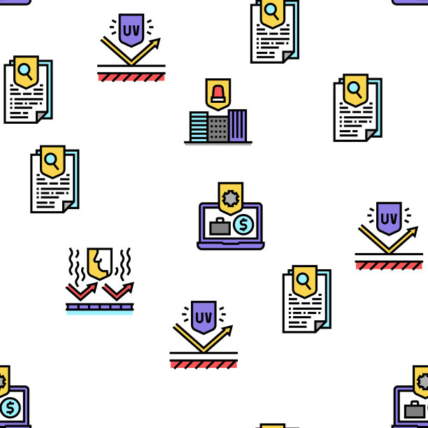 保护技术无缝图案图片下载