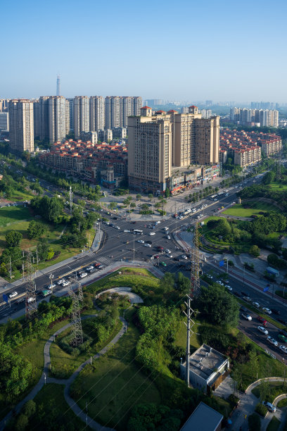 早上的城市图片下载