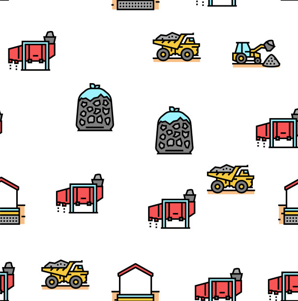 碎石开采无缝格局图片下载