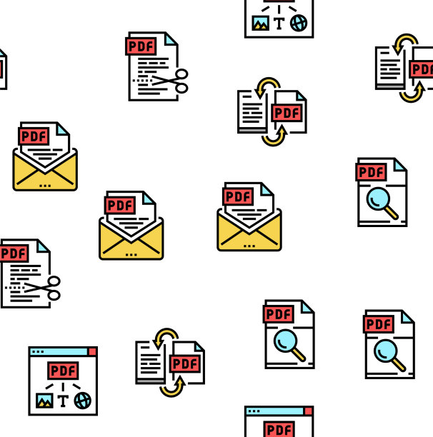PDF电子文件无缝模式图片下载
