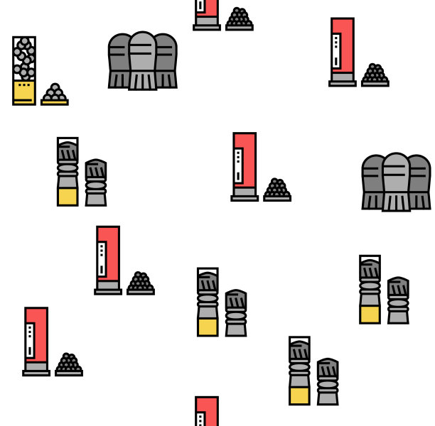 子弹弹药无缝图案图片下载