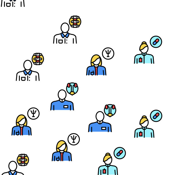 医学专业无缝图案图片下载