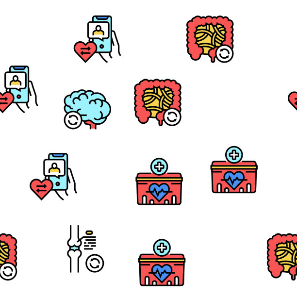 器官捐赠医疗无缝模式图片下载