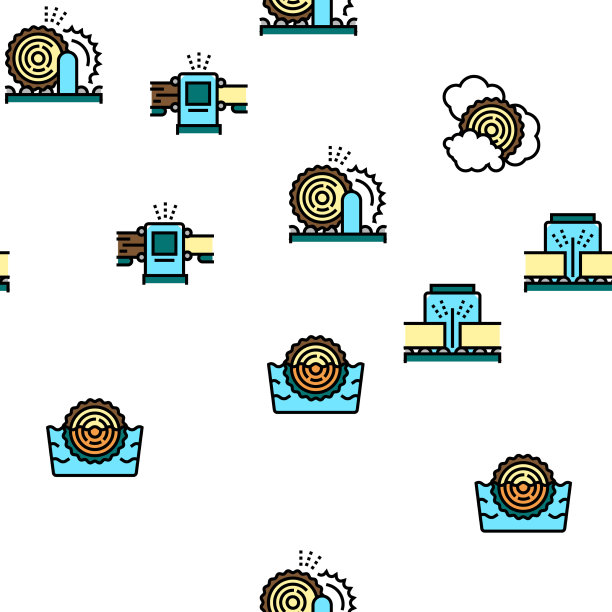 胶合板生产无缝图案图片下载