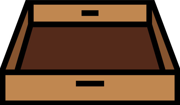 木托盘彩色图标图片下载