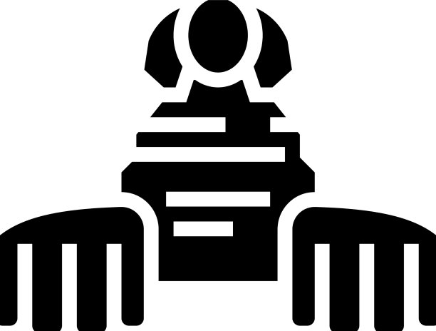 狮身人面像埃及纪念碑雕文图标图片下载