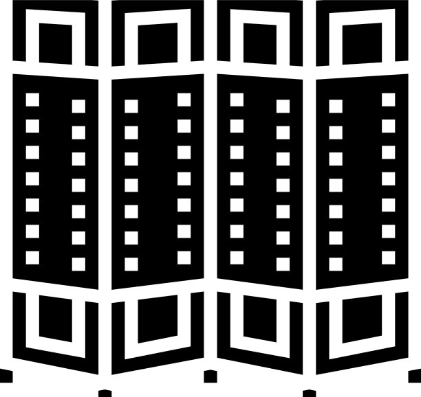 房间分隔字形图标图片下载