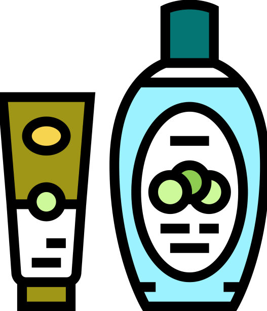 化妆品用黄瓜色成分图标图片下载