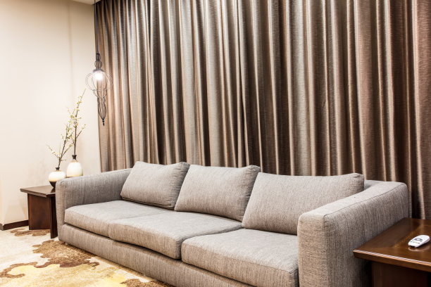 等候区布艺沙发图片下载