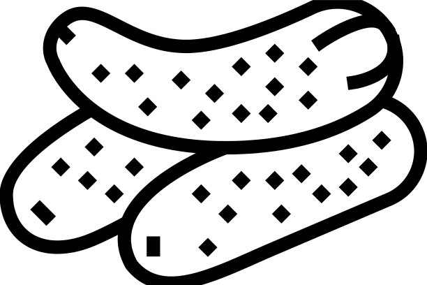 泡菜黄瓜线图标图片下载