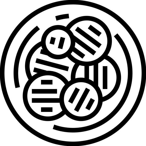 烤茄子线条图标图片下载