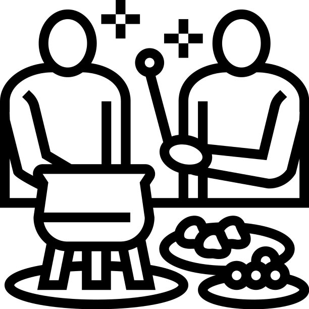 派对火锅线图标图片下载