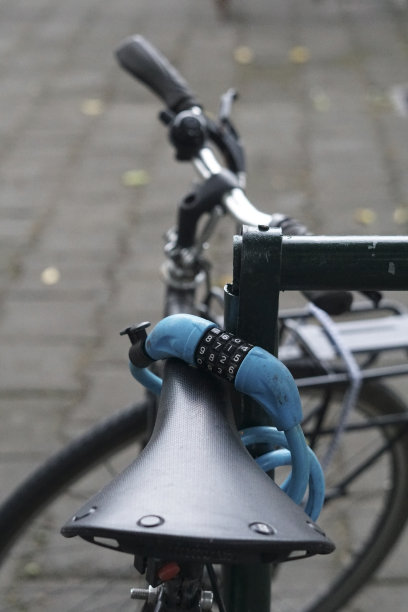 数字系统自行车锁图片下载