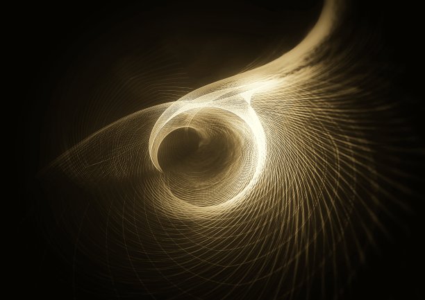 金色的光在黑暗中闪耀的插图图片下载