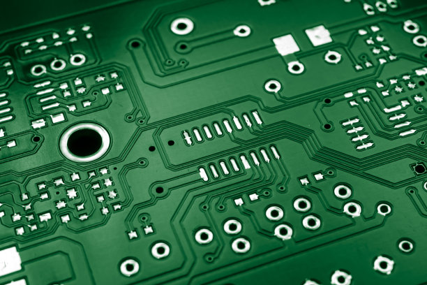 绿色的印刷电路板图片下载
