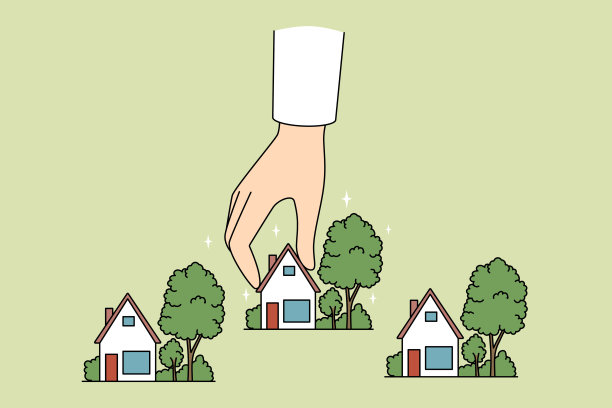 从事房屋微缩模型的房地产经纪人图片下载