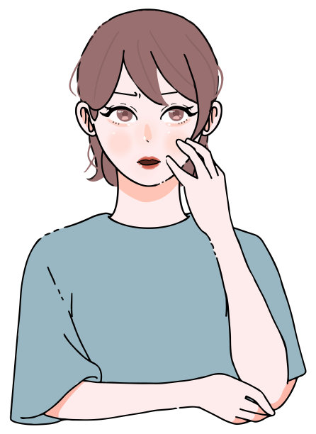 一个沮丧和愤怒的愤怒的年轻女人的例证图片下载