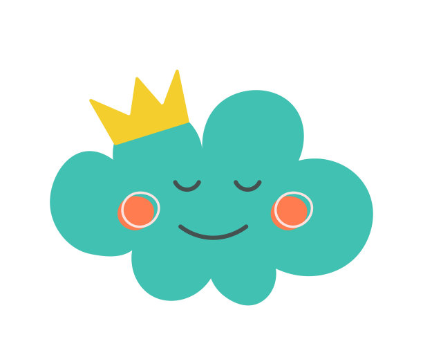 可爱的带冠云图片下载