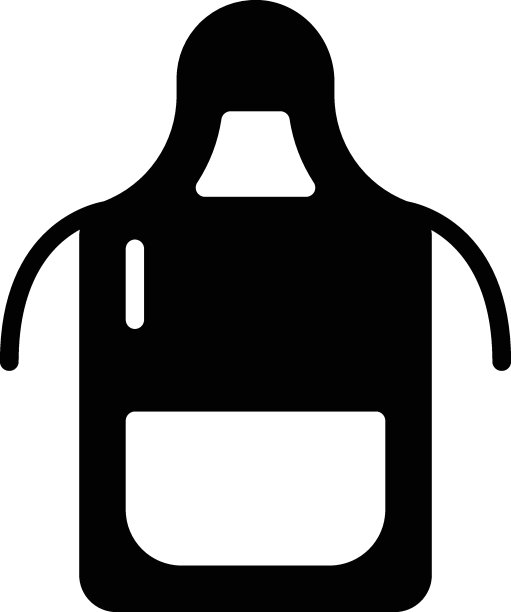 焊机防护围裙概念，车身安全皮革盾矢量彩色图标设计，弧焊设备和金属工作符号，建筑和工业制造标志图片下载