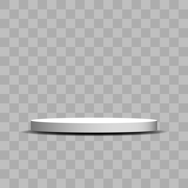 孤立的空舞台或基座模型。讲台上现实的。矢量圆形讲台、台座或平台，用于化妆品产品展示的背景。广告的地方。空白的产品。图片下载