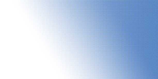 蓝色背景上的半色调点。漫画流行艺术风格的空白布局。模板设计的漫画书，介绍，销售或网页横幅图片下载