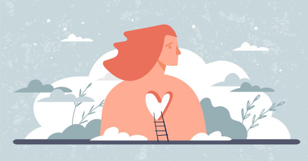 心理健康创伤的心理概念图片下载