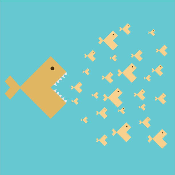 大鱼吃小鱼图片下载