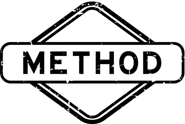 垃圾黑方法字橡胶印章上图片下载