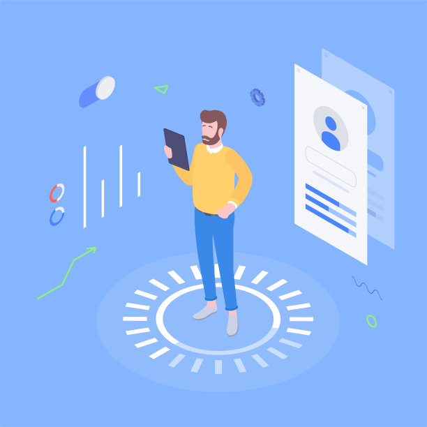 等距信息图、图表、金融和技术图片下载