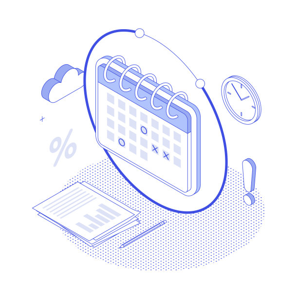 等距信息图，图表，日历，时间图片下载