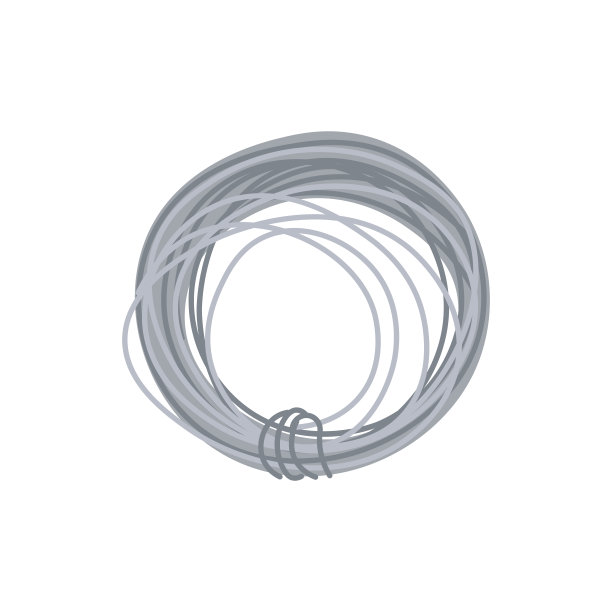 钢丝卷筒。维修工具隔离在白色上。平坦的时尚偶像。图片下载