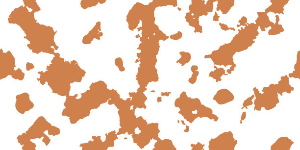 白色牛皮，有浅棕色斑点，为无缝图案图片下载