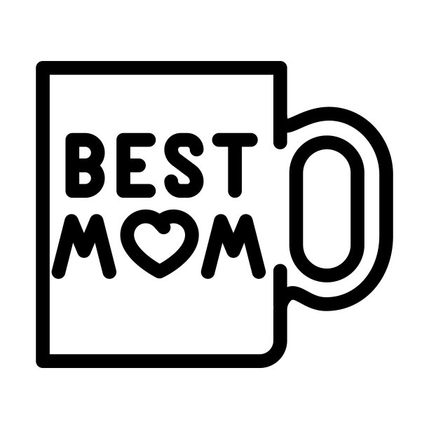 印刷杯线图标矢量插图图片下载