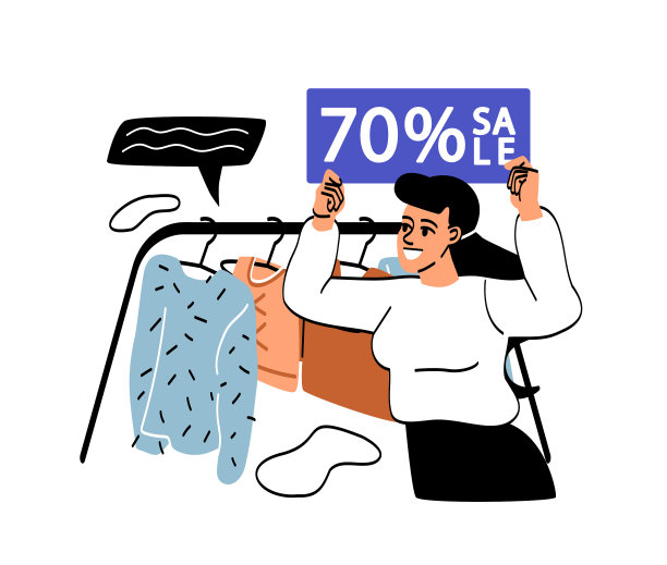 在时尚零售店或零售店买衣服的人图片下载