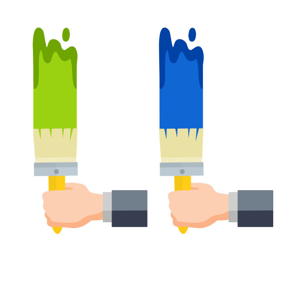 刷墙技术工作图片下载