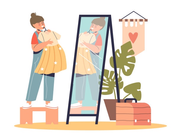 小女孩梳妆换装图片下载