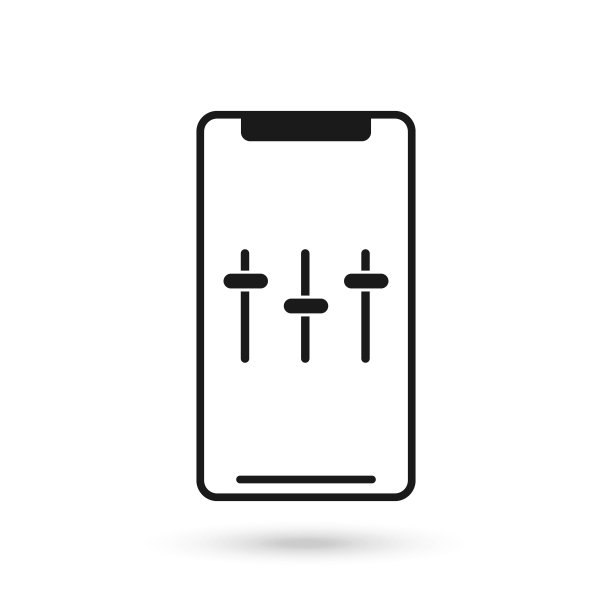 手机定制平面设计图标。图片下载