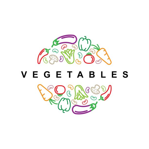 蔬菜标志设计图片下载
